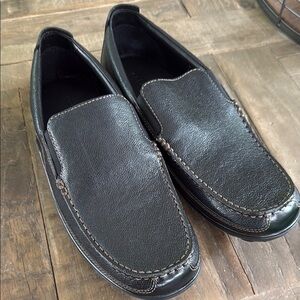 NWOB Cole Haan Black Leather Slip-On Loafers